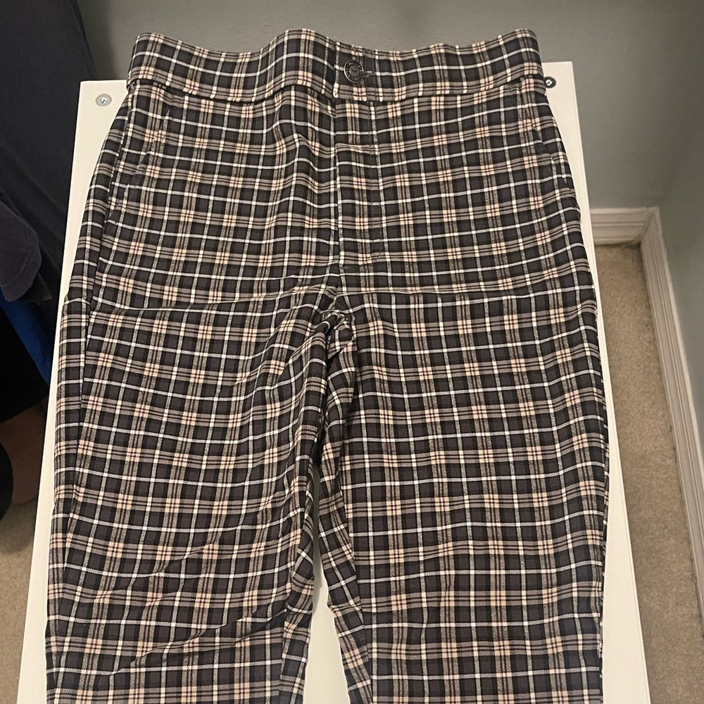 hollister plaid pants (new with tags)